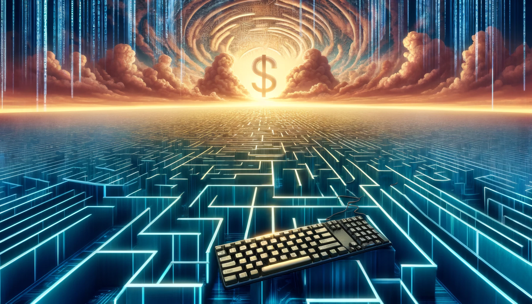 the featured image of an articel on The Maze of Making Money Online
